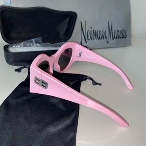 Pink Balenciaga Sunglasses